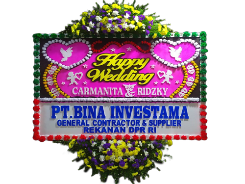 Bunga Papan Wedding #09