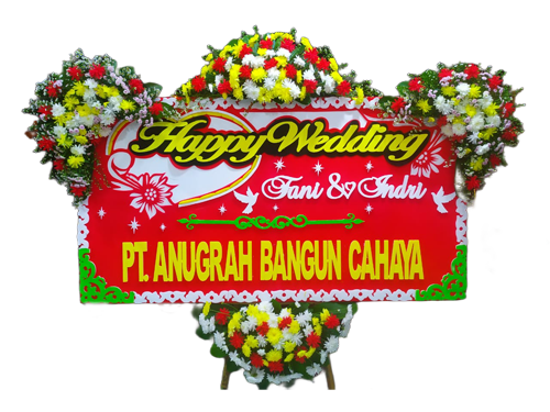 Bunga Papan Wedding #12