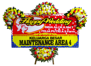 Bunga Papan Wedding #21