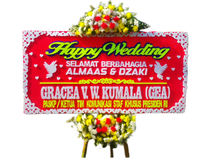 Bunga Papan Wedding #24