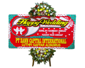 Bunga Papan Wedding #26