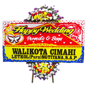 Bunga Papan Wedding #37